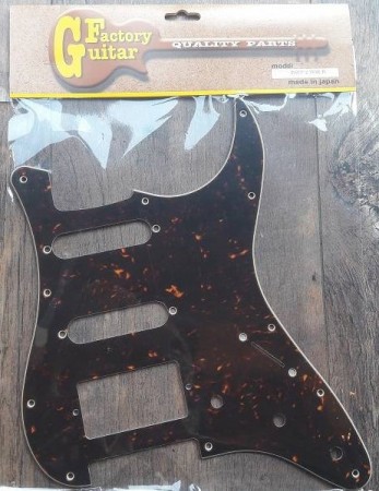 Domo STP-2TOR-B Tortoise Shell Hss Strat Pickguard