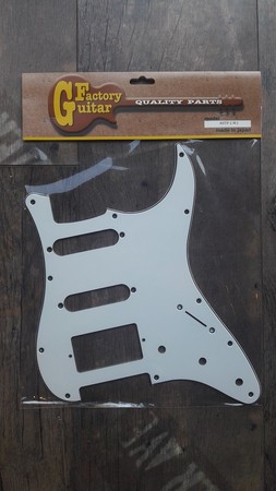 DoMo - Domo STP-2W3 Beyaz Hss Strat Pickguard