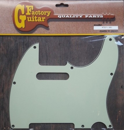 DoMo - Domo TEP-1MG 8 Delikli Mint Green Telecaster Pickguard