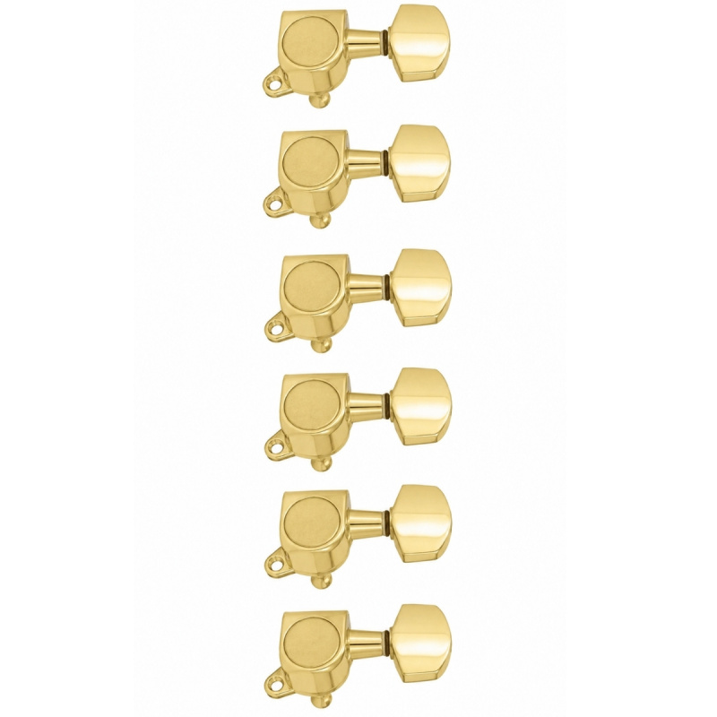 Dr Parts EMH7002 6 Sıra Gold Elektro Gitar Burgu Takımı - 1
