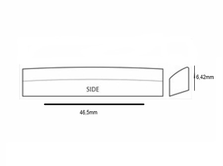 DR Parts SBNM457A Martin Stil Ham Kemik Akustik Gitar Üst Eşik - Thumbnail