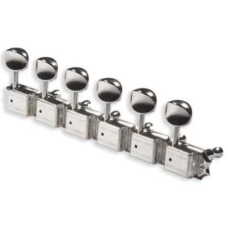 Dr. Parts Vintage 6 İn Line Elektro Gitar Burgu Takımı - Dr-Parts