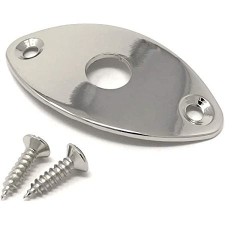 Dr-Parts - Dr.Parts JP1/CR Chrome Oval Jack Plate