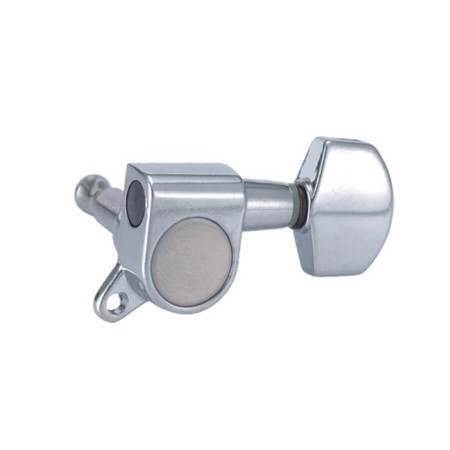 Dr.Parts EMH7002 Tek Sıra Sağ Dizilim Elektro Gitar Burgu Takımı Chrome - Dr-Parts