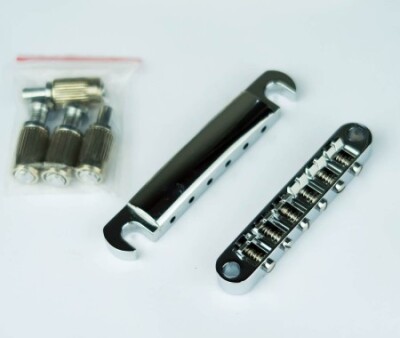 Dr Parts EBR7CR Tune-O-Matic & Stop Tailpiece Elektro Gitar Köprü - 2