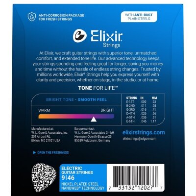 Elixir 009-046 Elektro Gitar Teli (12027) - 3