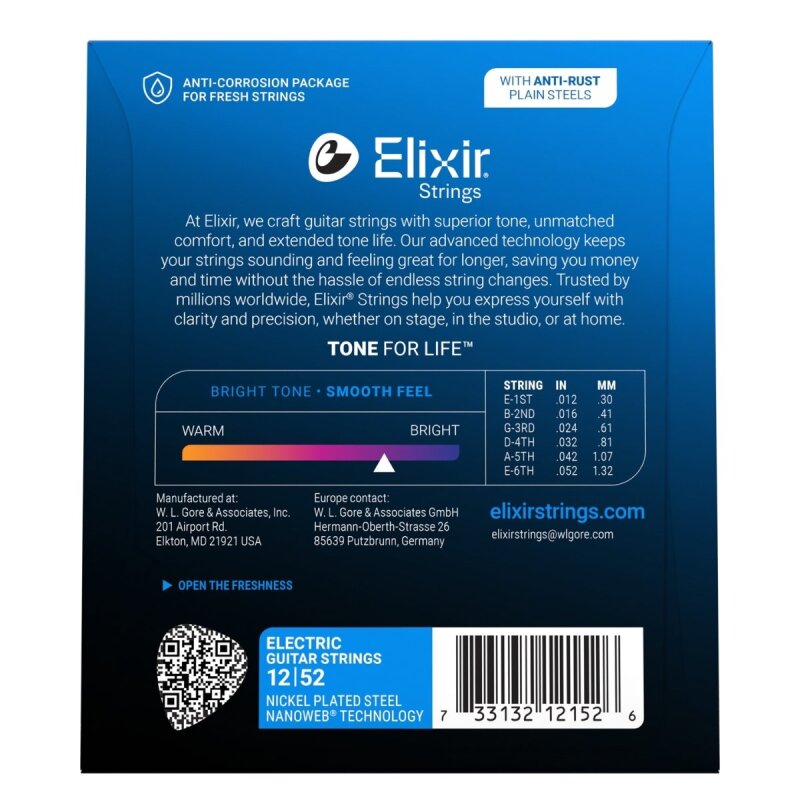 Elixir 012-052 Elektro Gitar Teli (12152) - 3