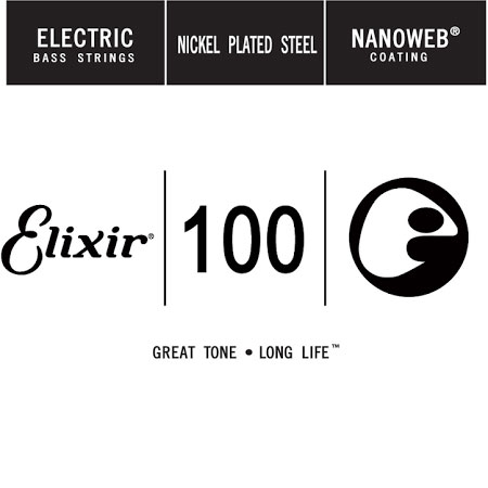 Elixir - Elixir 15400 Nickel Plated Steel Tek Bas Gitar Teli