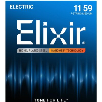 Elixir 12106 Nanoweb Medium 7 Telli Elektro (11-59) - 2