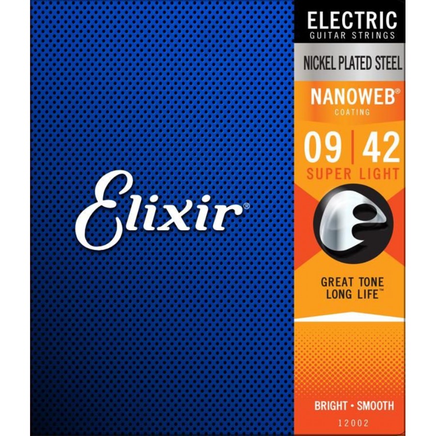 Elixir Nanoweb Super Light Elektro Gitar Teli (09-42) - 1