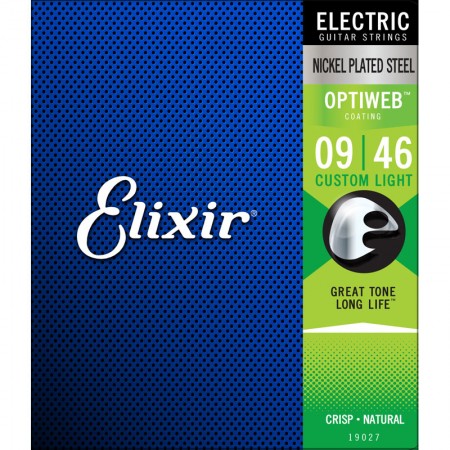 Elixir 19027 Optiweb Custom Light Elektro Gitar Teli (09-46)