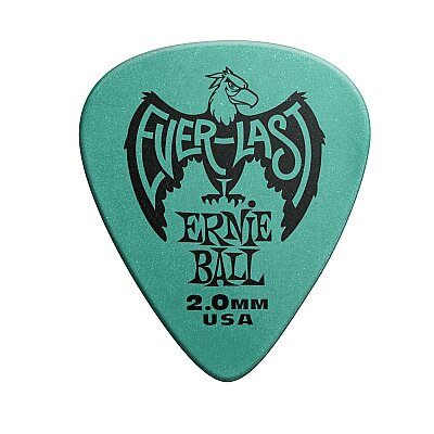Ernie Ball 2.0mm Teal Everlast Tek Pena - Ernie Ball