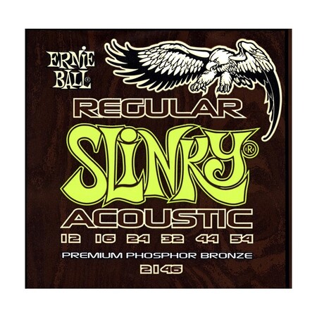 Ernie Ball - Ernie Ball 2146 Regular Slinky Bronze 12-54 Akustik Gitar Teli