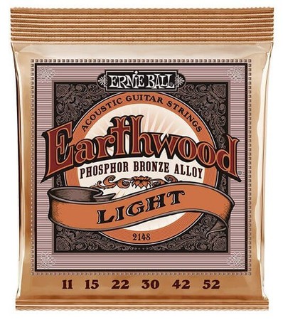 Ernie Ball - Ernie Ball 2148 Super Slinky Phosphor Bronze 11-52 Akustik Gitar Teli