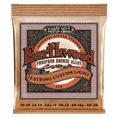 Ernie Ball 2152 12 Telli Phosphor Bronze Akustik Gitar Tel Takımı - Ernie Ball