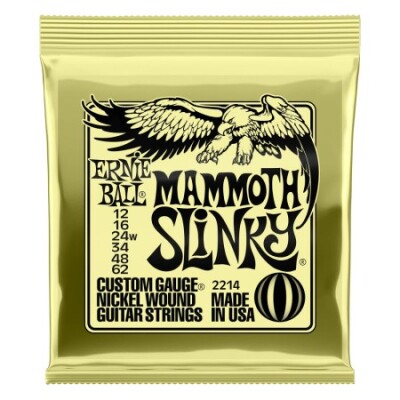Ernie Ball 2214 Slinky Nickel Wound (012-62) Elektro Gitar Tel Takımı - Ernie Ball