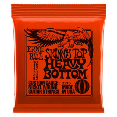 Ernie Ball 2215 Skinny Top Heavy Bottom Elektro Gitar Teli (10-52) - Ernie Ball