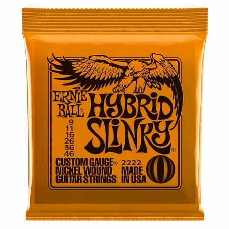 Ernie Ball - Ernie Ball 2222 Hybird Slinky Nickel 09-46 Elektro Gitar Teli