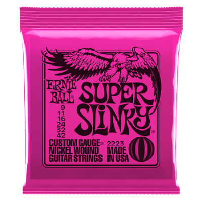 Ernie Ball 2223 Nickel Super Slinky (09-42) - Ernie Ball