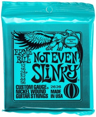 Ernie Ball 2626 Not Even Slinky 12-56 Nickel Wound Elektro Gitar Tel Takımı - Ernie Ball