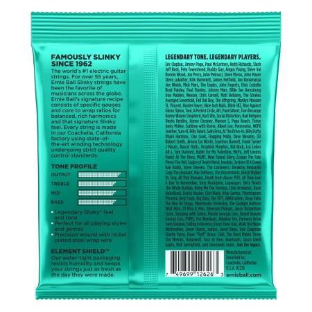 Ernie Ball 2626 Not Even Slinky 12-56 Nickel Wound Elektro Gitar Tel Takımı - Thumbnail