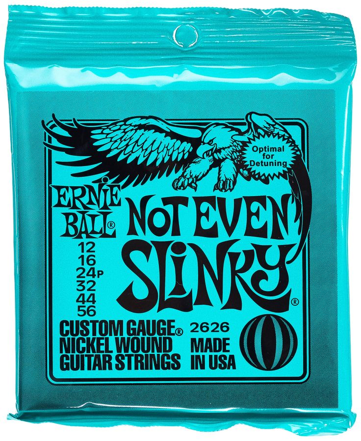 Ernie Ball 2626 Not Even Slinky 12-56 Nickel Wound Elektro Gitar Tel Takımı - 1