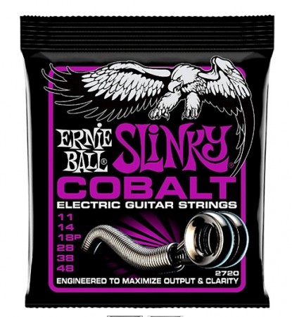 Ernie Ball 2720 Cobalt 11-49 Elektro Gitar Tel Takımı - Thumbnail