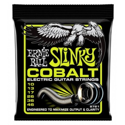 Ernie Ball 2721 Cobalt Regular Slinky Elektro Gitar Teli (10-46) - Ernie Ball
