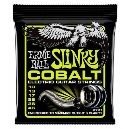 Ernie Ball 2721 Cobalt Regular Slinky Elektro Gitar Teli (10-46)