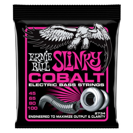 Ernie Ball - Ernie Ball 2734 Cobalt Super Slinky Takım Tel(45-100)