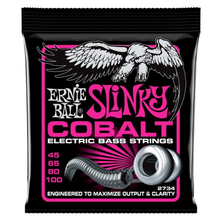 Ernie Ball 2734 Cobalt Super Slinky Takım Tel(45-100) - Thumbnail