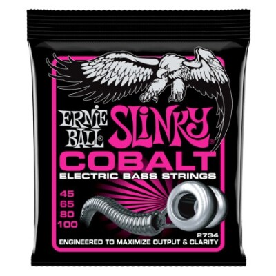 Ernie Ball 2734 Cobalt Super Slinky Takım Tel(45-100) - Ernie Ball