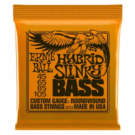Ernie Ball 2833 Hybrid Slinky Bass Nickel Wound Takım Tel (45-105) - Ernie Ball