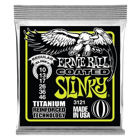 Ernie Ball 3121 Titanium Coated Hybrid Slinky Elektro Gitar Teli (10-46) - 1