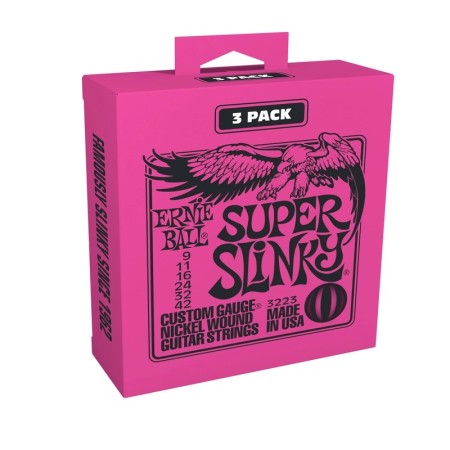 Ernie Ball 3223 Regular 09-42 Slinky Nickel Wound 3 'lü Set Elektro Gitar Teli - Thumbnail