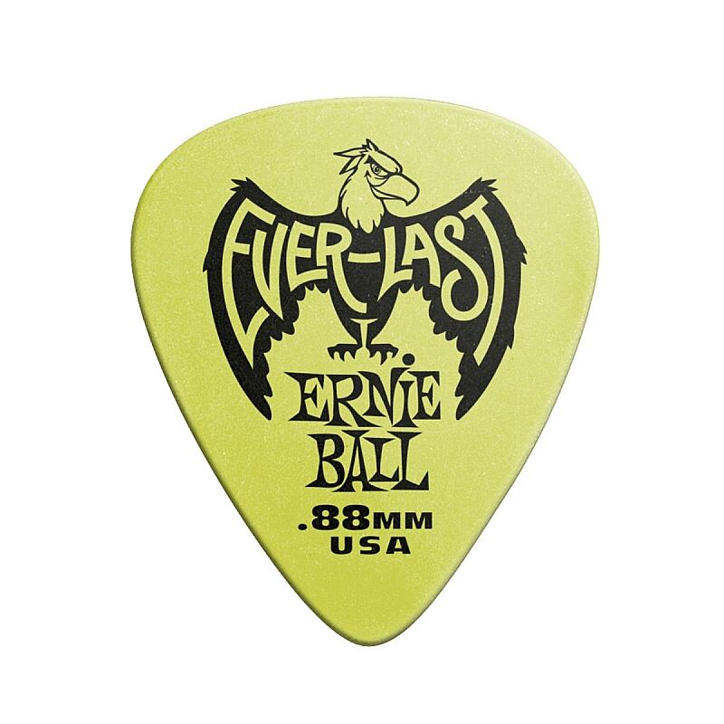 Ernie Ball 88mm Green Everlast Tek Pena - 1
