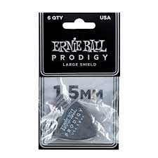 Ernie Ball - Ernie Ball 9331 1.5MM Black Reuleax Prodigy Gitar Penası 6'lı Paket