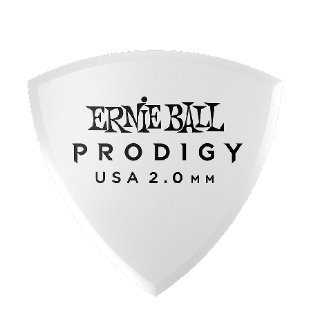 Ernıe Ball 93412.0mm Whıte Shıeld Prodıgy Tek Gitar Pena - 1