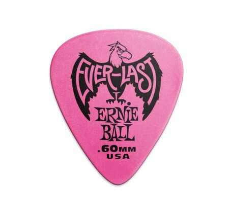 Ernie Ball Evarlast Pembe 60 mm Tekli Pena