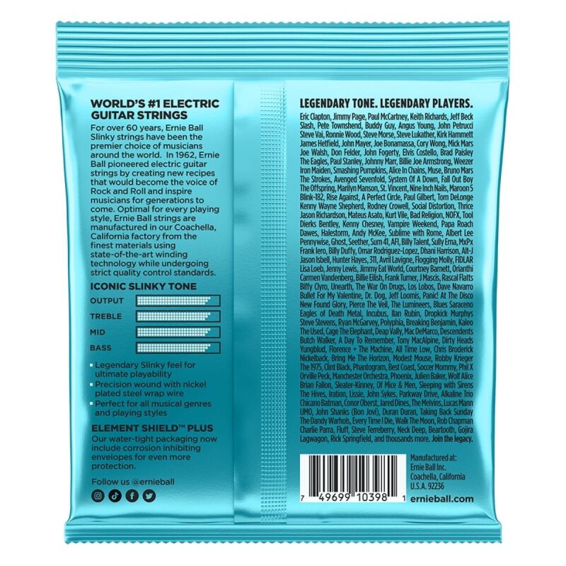 Ernie Ball Mighty Slinky 8.5-40 Nickel Elektro Gitar Teli - 2