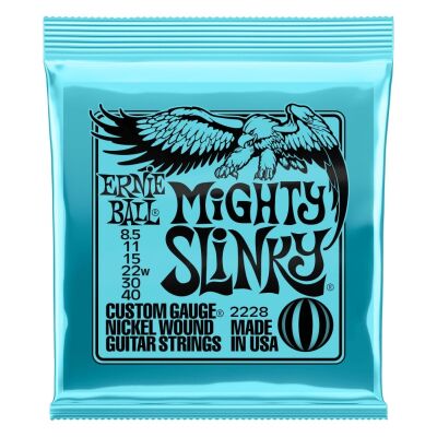 Ernie Ball Mighty Slinky 8.5-40 Nickel Elektro Gitar Teli - Ernie Ball