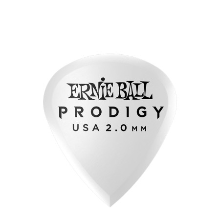 Ernie Ball - Ernie Ball P09341 2.mm White Mini Prodigy Tek Gitar Pena