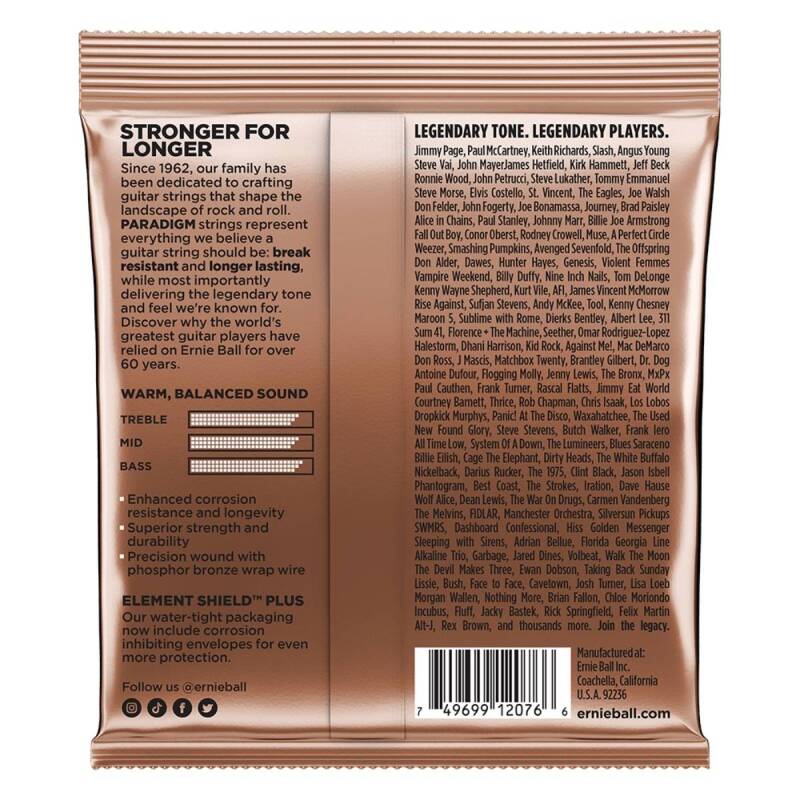 Ernie Ball Paradigm ML 12-54 Phosphor Bronze Akustik Gitar Teli - 2