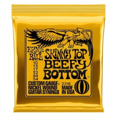 ErnieBall 2216 Skinny Top Beefy Bottom Slinky Nickel Wound 10-54 Elektro Gitar Tel Takımı - Ernie Ball