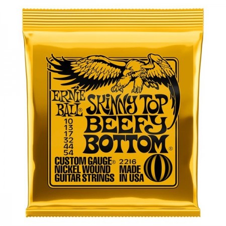 Ernie Ball - ErnieBall 2216 Skinny Top Beefy Bottom Slinky Nickel Wound 10-54 Elektro Gitar Tel Takımı