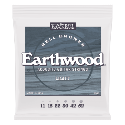 Ernieball Light Earthwood Bell Bronze 11-52 Akustik Gitar Tel Takımı - Ernie Ball