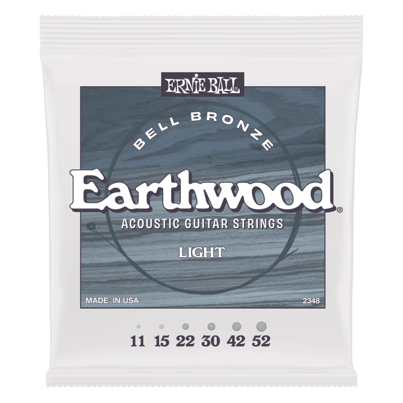 Ernieball Light Earthwood Bell Bronze 11-52 Akustik Gitar Tel Takımı - 1