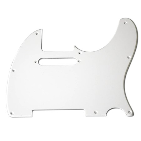 Fender - 2.EL Squirer 8 Delikli Beyaz Telecaster Pickguard