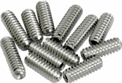 Fender - Fender Saddle Height Adjust Screws American Vintage Guitars (8 uzun 4 kısa) Nickel (12)