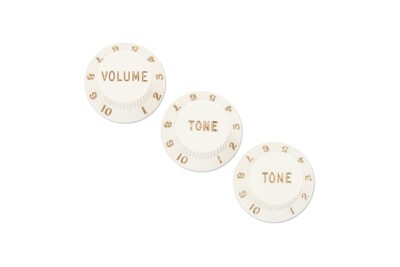 Fender USA-Mexico Stratocaster White Knobs 2 Tone 1 Volume - 4